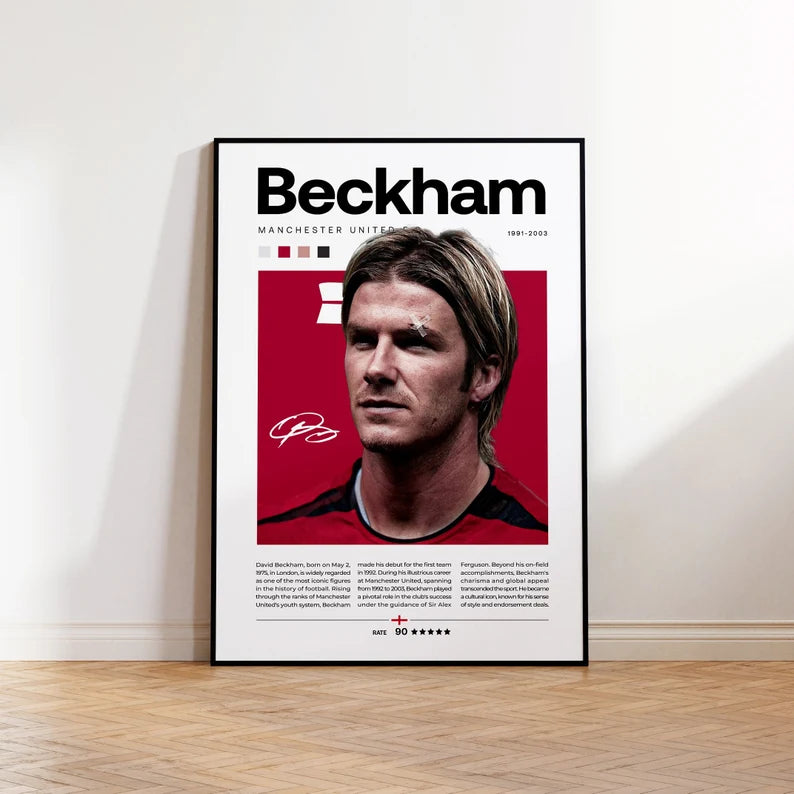 David Beckham poster 