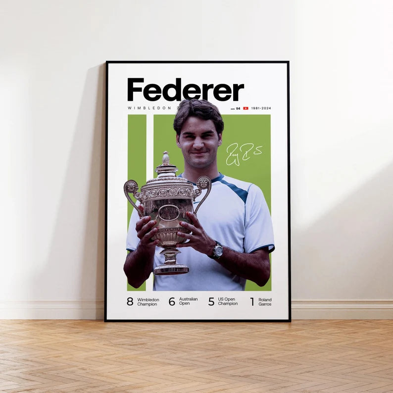 Roger Federer poster